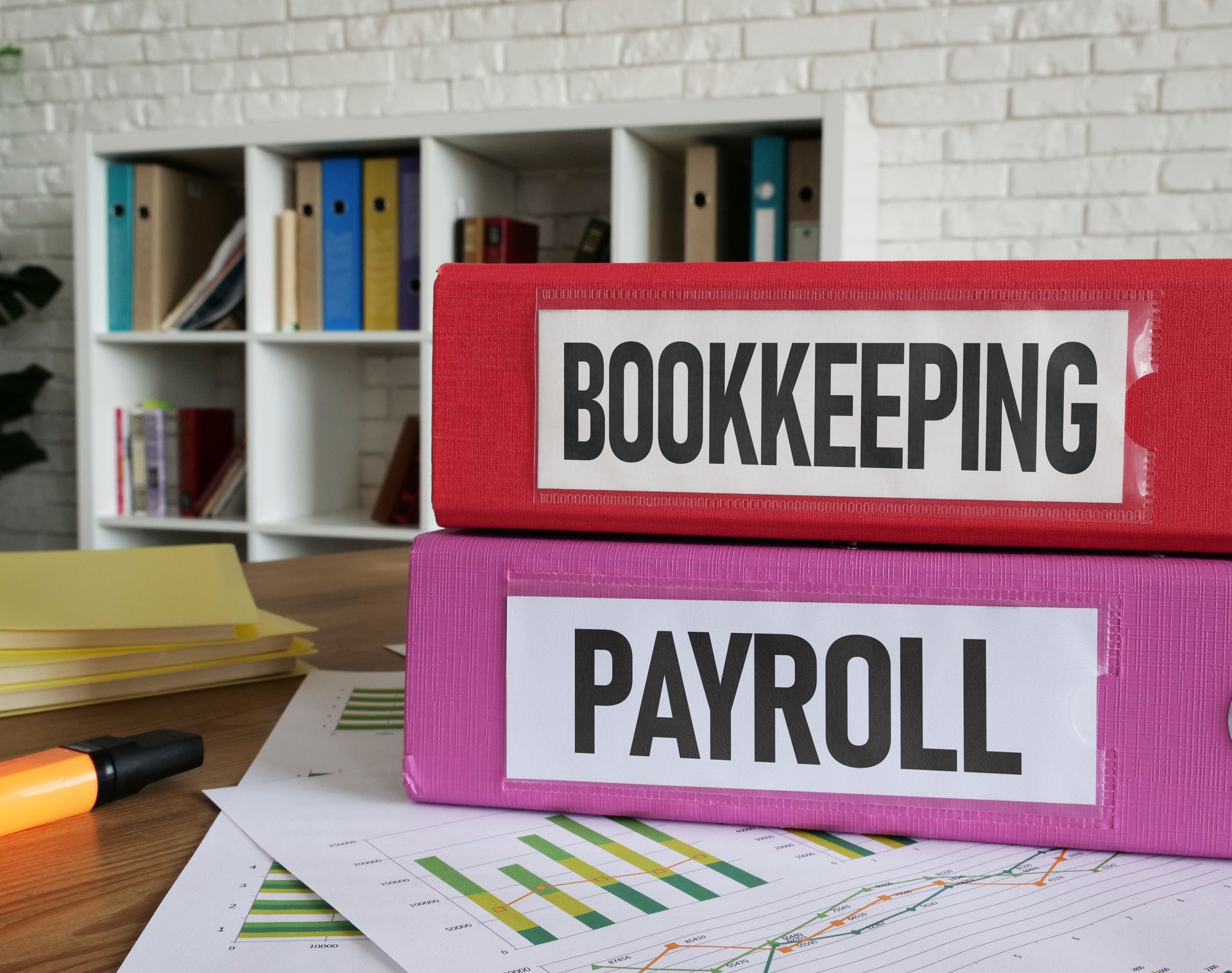 Bookkeeping Services and payroll Business concept is shown using the text
